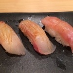 蛇の目鮨 - 鋒鋩・平目・金目鯛