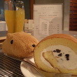 Cafe Arbre - ロールケーキセット
