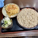 そばよし - かき揚げ丼セット（710円）