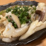 大衆日本酒バル ふとっぱらや 船橋店 - 日本酒呑むなら安牌ですね。イカ肝醤油炒め490円。塩分強め　