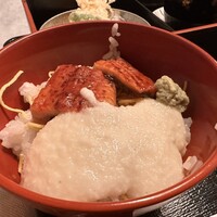 つきじ植むら 竹芝賓館 - うなぎとろろ