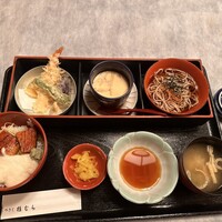 つきじ植むら 竹芝賓館 - ミニうなぎとろろ定食　1,400円