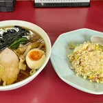 Ikkyuu - 醤油ラーメン　半チャーハン