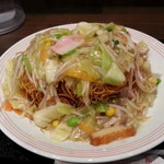 リンガーハット - 野菜たっぷり皿うどん