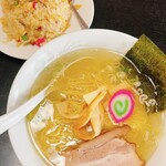 中華飯店 錦華園 - Aセット 半チャーハン＋ラーメン