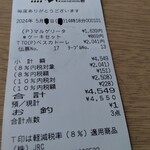 窯右衛門 - レシート