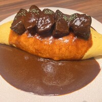 焼肉ホルモン 新井屋 にかい - タンシチューオムライス