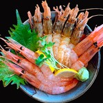 단새우・가재새우 덮밥
