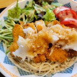 松月庵 - おろしカツそば