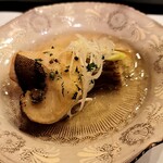 馬車道 大かわ - 焼きナスが隠れてる