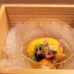 馬車道 大かわ - トウモロコシのすり流し