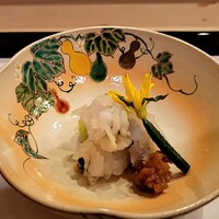 馬車道 大かわ - 鱧の炙り