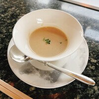 鉄板焼 ときわ - ポタージュスープ(ごぼう)