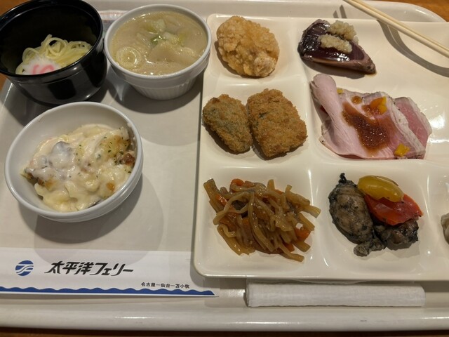 太平洋フェリーきたかみ グリーンプラネット苫小牧のビュッフェレストラン