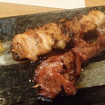 炭火焼鳥 おんどり - レバー、せせり
