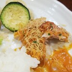 キッチン ブルー グローブ - 最後の金目鯛です