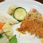 キッチン ブルー グローブ - おかずが少なくなって来ました