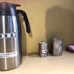 そばの神田東一屋 - コンディメンツ。