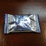 キッチン ブルー グローブ - お菓子のアップ