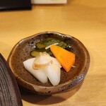 とんかつ 七十朗 - 粋なお新香