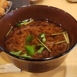 とんかつ 七十朗 - ここの赤だしが一番好きなんす