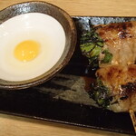 炭火焼鳥 おんどり - 豚巻き春菊串