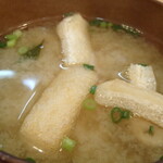 炭火焼鳥 おんどり - 味噌汁