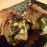 炭火焼鳥 おんどり - 豚巻きレタスチーズ串