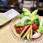 波へい - 彩り野菜のバーニャカウダ