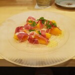 カジュアルフレンチBar 7FUKU - 生ハムビワ