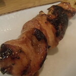 炭火焼鳥 おんどり - 串焼きおまかせ5品　にんにくま