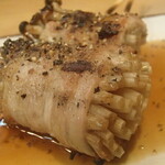 炭火焼鳥 おんどり - 豚巻き茶エノキ串