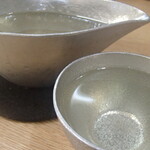 炭火焼鳥 おんどり - 鶴齢 純米超辛口