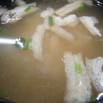 炭火焼鳥 おんどり - チキン南蛮定食　味噌汁