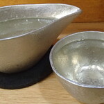 炭火焼鳥 おんどり - 陸奥 八仙 赤ラベル