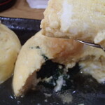 炭火焼鳥 おんどり - ほうれん草とチーズのおっぱい玉子