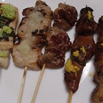 炭火焼鳥 おんどり - 串焼き5本おまかせ