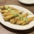 BISTRO YOKOCHO - 料理写真:稚鮎の天ぷら きゅうりのソース