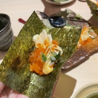 豚料理 酔狂割烹 伊達 - 海苔も美味しい