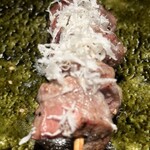 炭焼 おかげさん - 阿波尾鶏ズリ道産山山葵