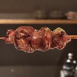 炭焼 おかげさん - 阿波尾鳥肝　