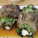 炭火焼鳥 おんどり - 豚巻きレタスチーズ串