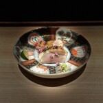 炭焼 おかげさん - 高坂鶏胸と腿のたたき