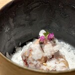 炭焼 おかげさん - 高坂鶏白肝刺し