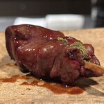 炭焼 おかげさん - 阿波尾鳥肝　