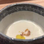 炭焼 おかげさん - 新玉葱冷製スープ