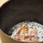 炭焼 おかげさん - 高坂鶏白肝刺し