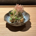 炭焼 おかげさん - 高坂鶏鳥油で揚げた厚揚げ