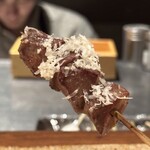 炭焼 おかげさん - 阿波尾鳥砂肝山山葵