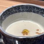 炭焼 おかげさん - 新玉葱冷製スープ